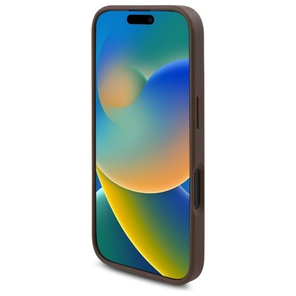 Guess GUHMP16SP4ROPEMCW iPhone 16 6.1" brązowy/brown hardcase 4G Flowers